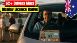 Over 62 Drivers in Australia Licence Badge must be Displayed Under 2025 Update Exceptions Listed