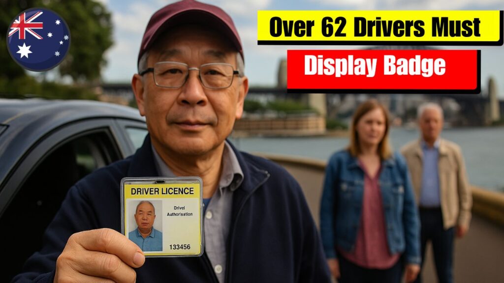 Over 62 drivers must display licence badge