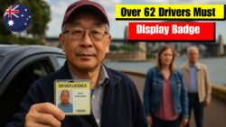 Over 62 drivers must display licence badge from 2025 as Australian authorities tighten identification rules